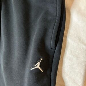 Jordan Black Joggers with Jumpman Logo Jordan Signature Basketball